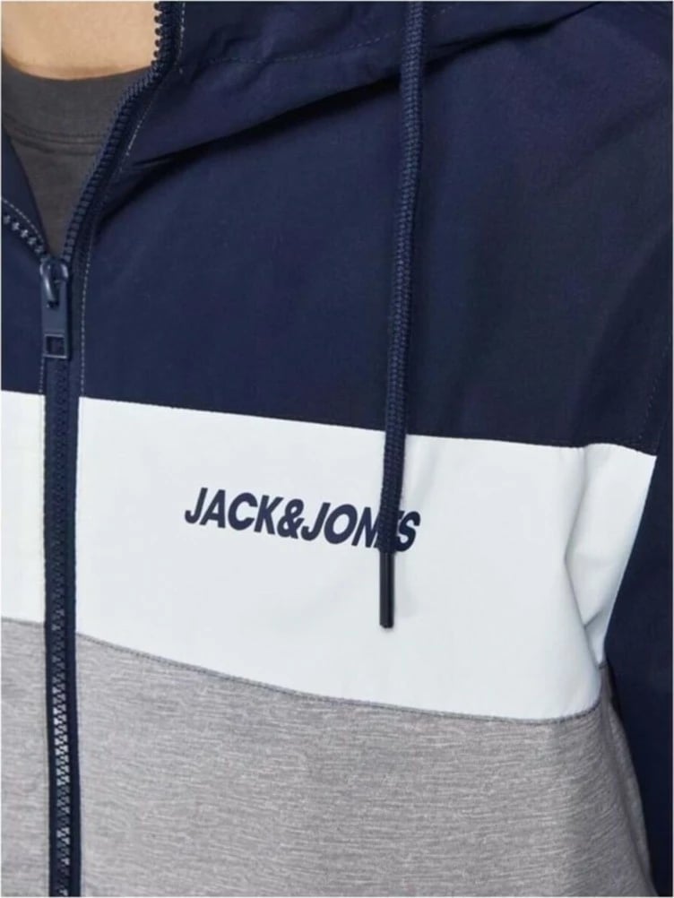 Jakne për meshkuj Jack & Jones, jjerush hood bomber noos 12200208, e kaltër