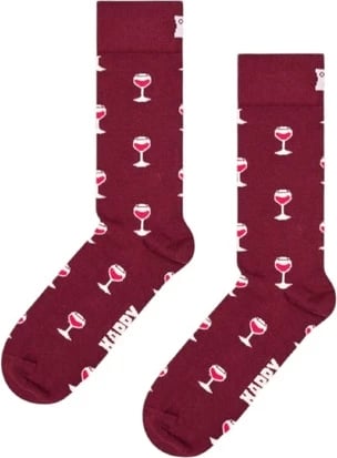 Çorape për meshkuj Happy Socks, bordeaux