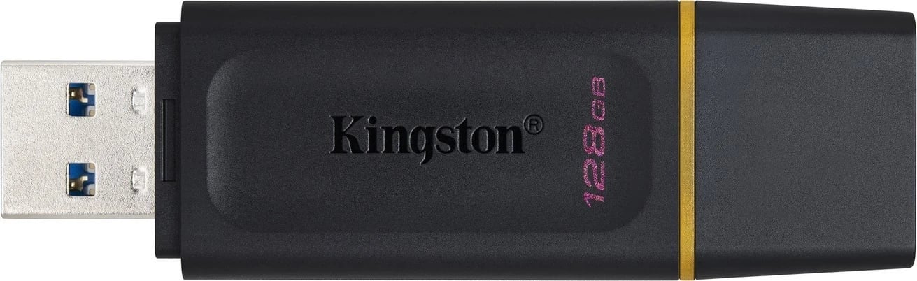 USB Kingston DataTraveler Exodia, USB 3.2,128GB, i verdhë/i zi 