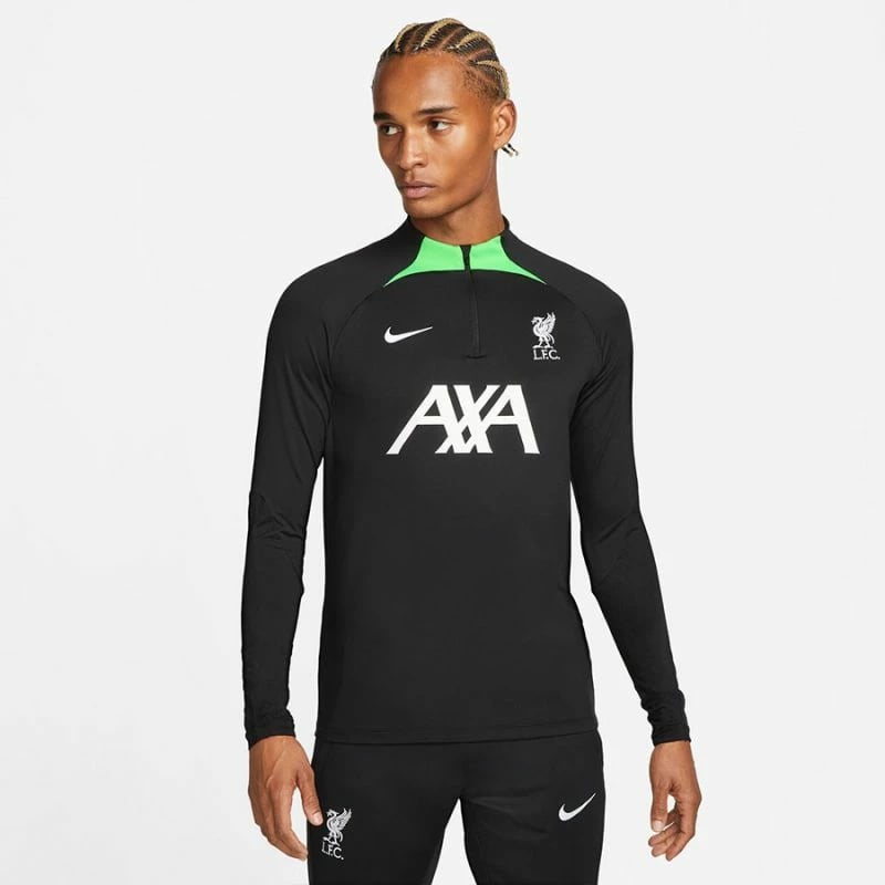 Duks për meshkuj Nike, Liverpool FC Strike Drill Top, e zezë