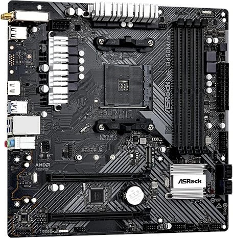 Pllakë amë Asrock B450M/AC R2.0, Socket AM4, micro ATX