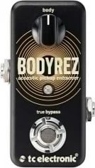 Pedal efektash TC Electronic BodyRez për kitarë akustike, E zezë