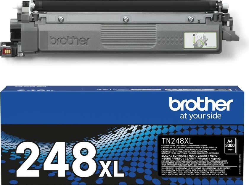 Toner Brother TN-248XLBK, 3000 faqe, E zezë, 1 copë