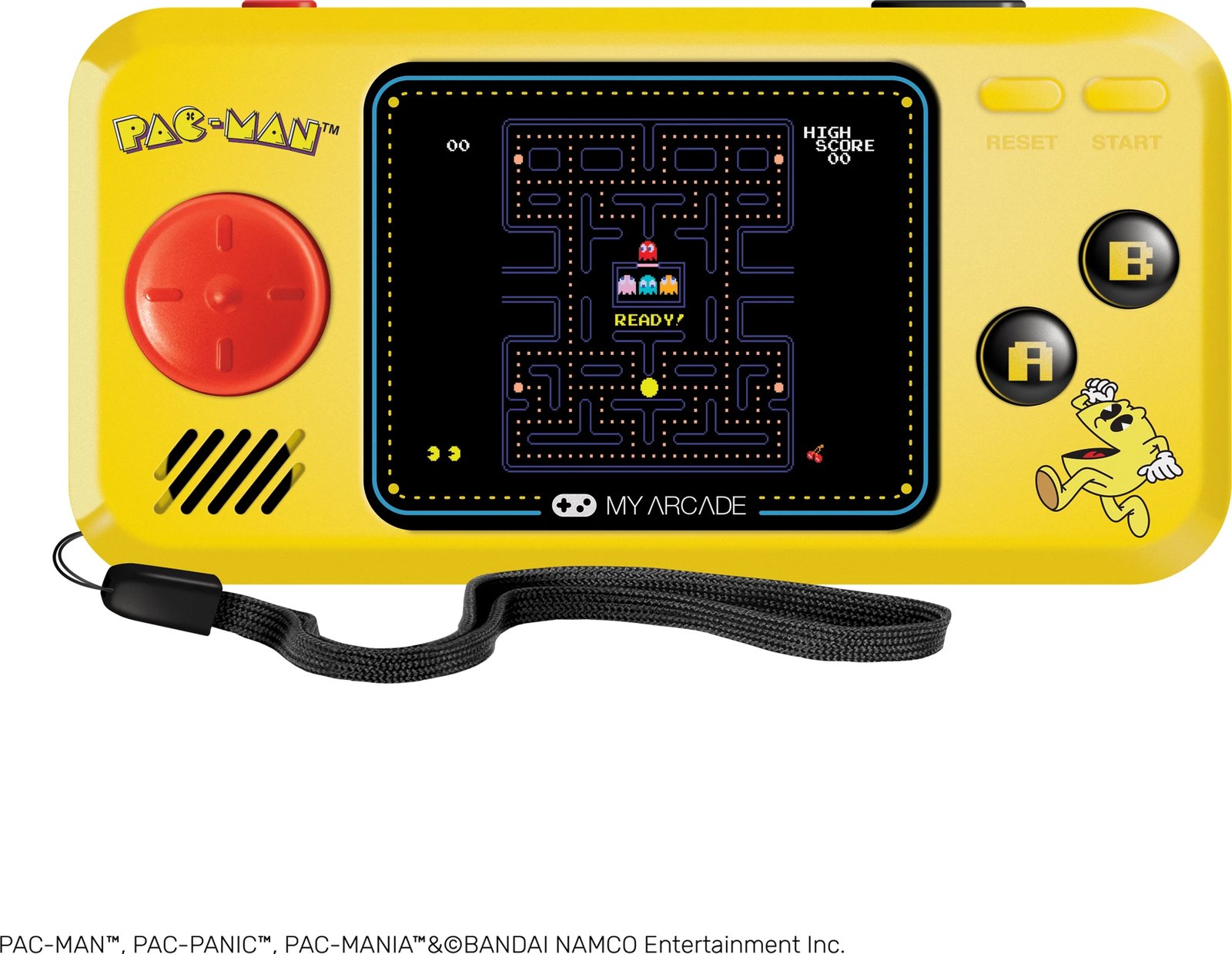Paisje portative lojërash Pacman, My Arcade Pocket Player, 2.75", 3 lojëra, e verdhë