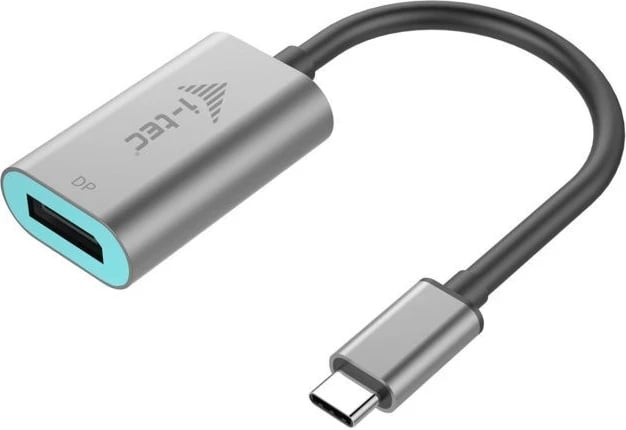 Adapter i-tec USB-C në DisplayPort, standard 4K / 60 Hz, ngjyrë argjendi