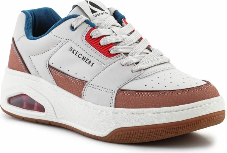 Atlete për meshkuj Skechers, të bardha dhe me ngjyra