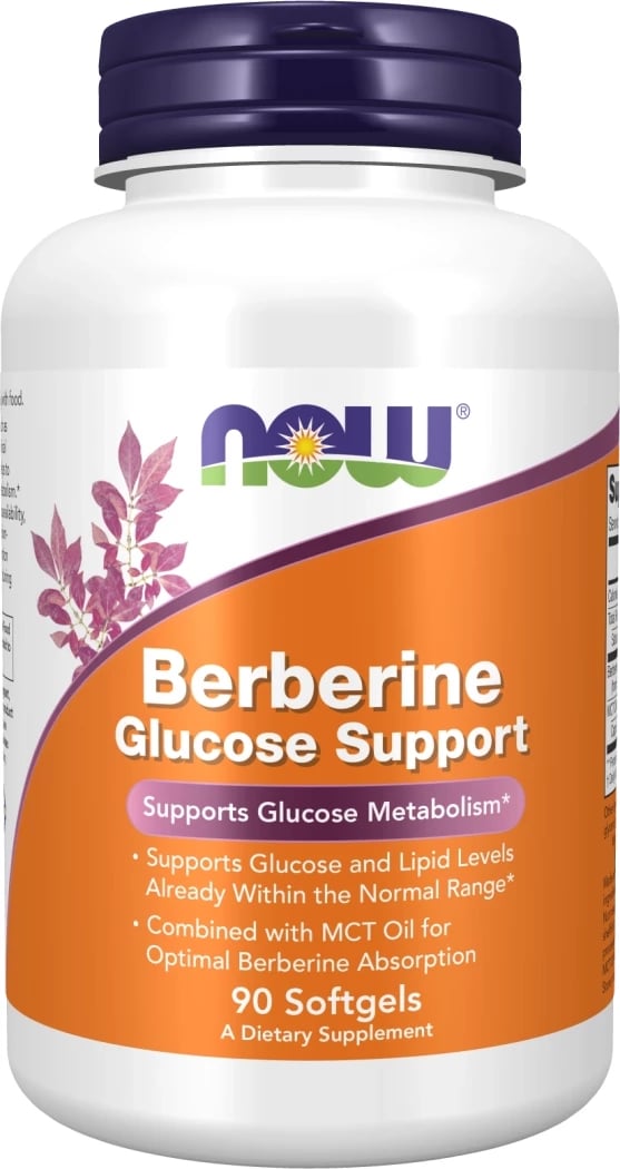 Berberine Glucose Support NOW Foods 90 softgels