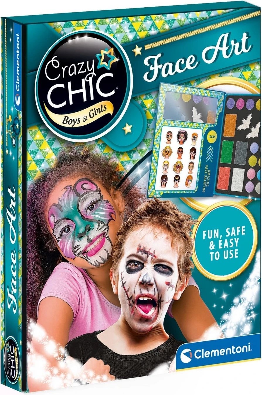 Set për pikturim fytyre Clementoni Crazy Chic