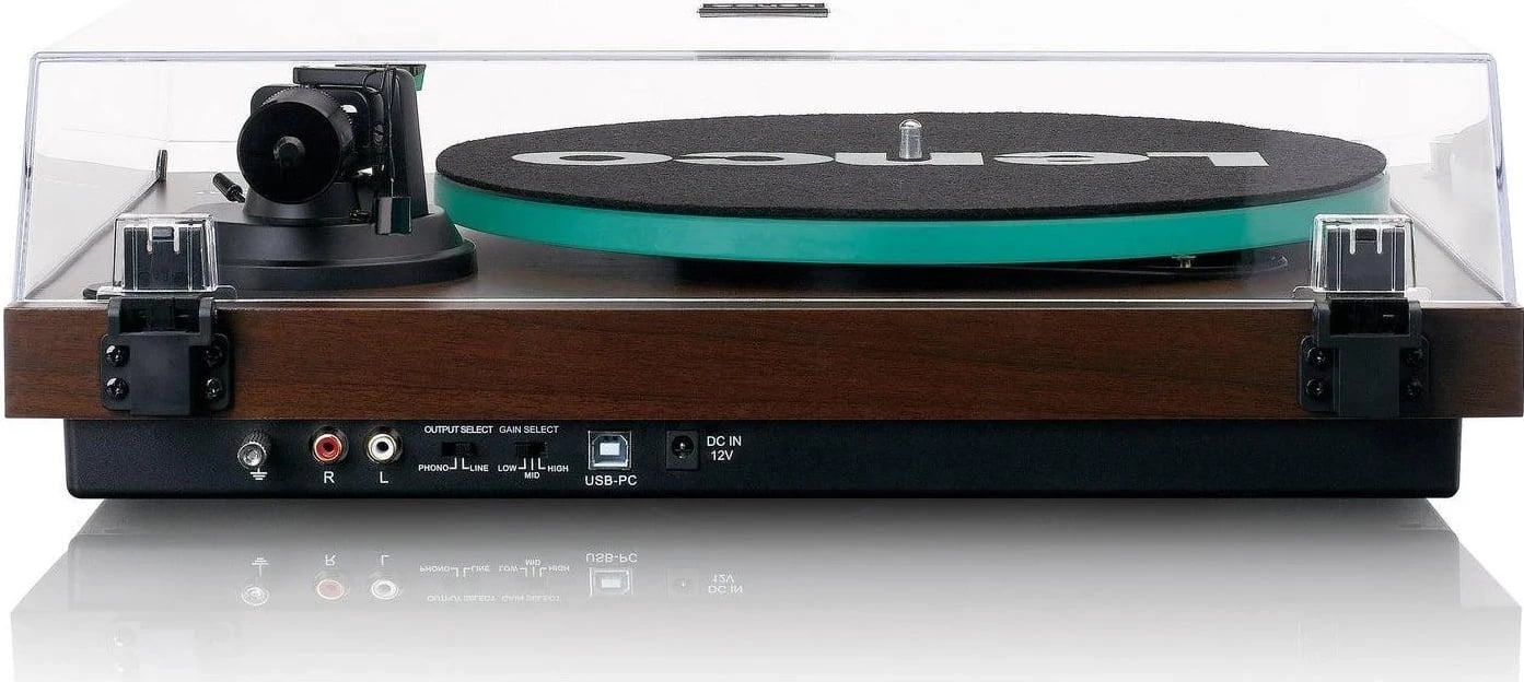 Gramofon Lenco LBT-225WA, Bluetooth, ngjyrë kafe