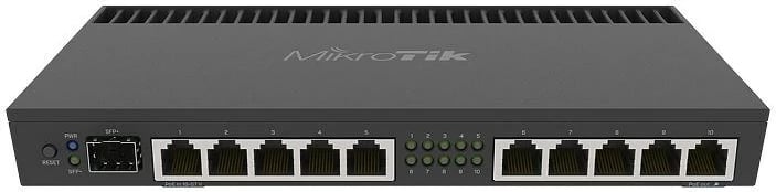 Router MikroTik RB4011IGS+RM, Gigabit Ethernet, i zi