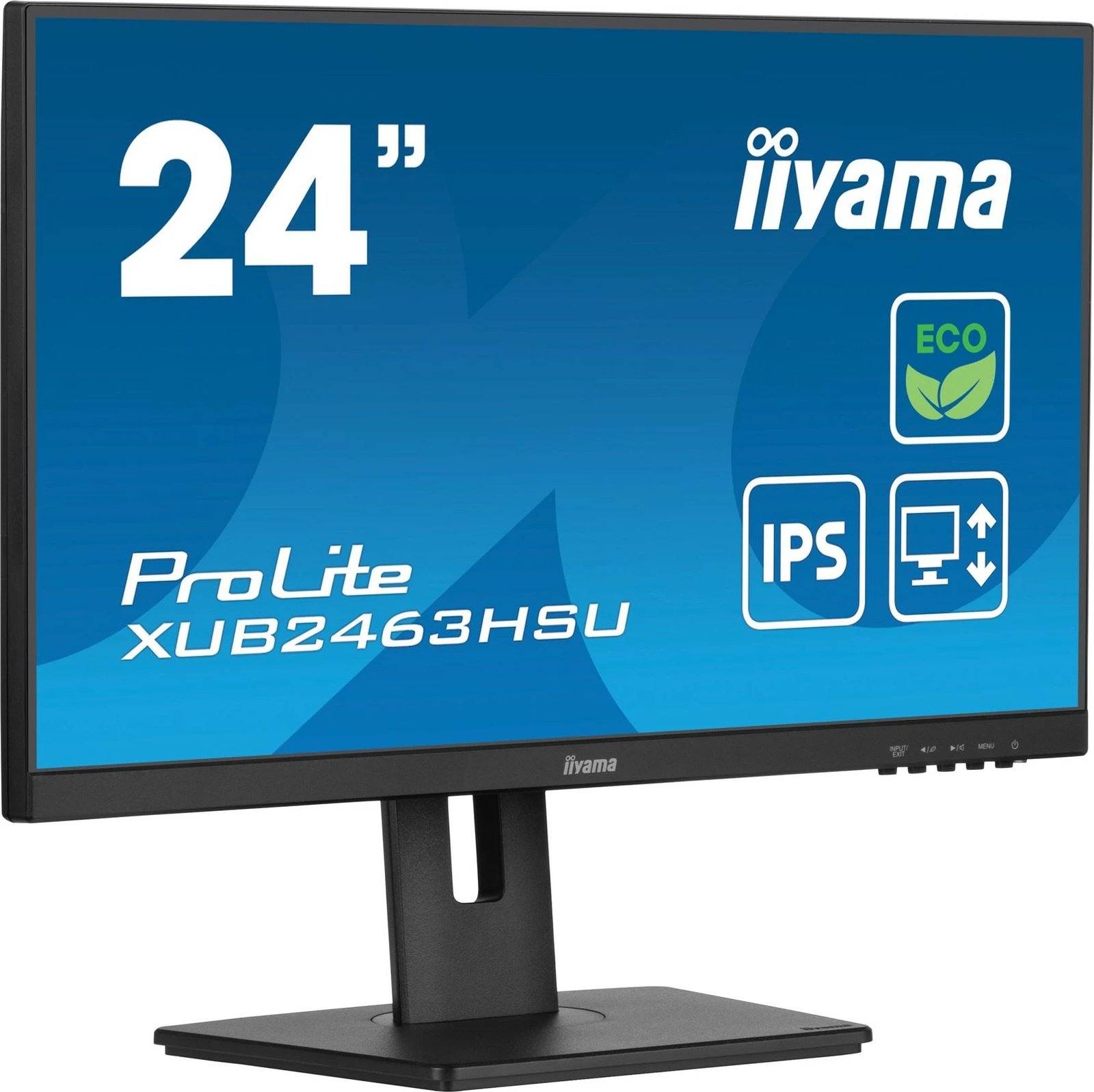 Monitor iiyama ProLite XUB2463HSU-B1, 24", Full HD, LED, 3 ms, i zi