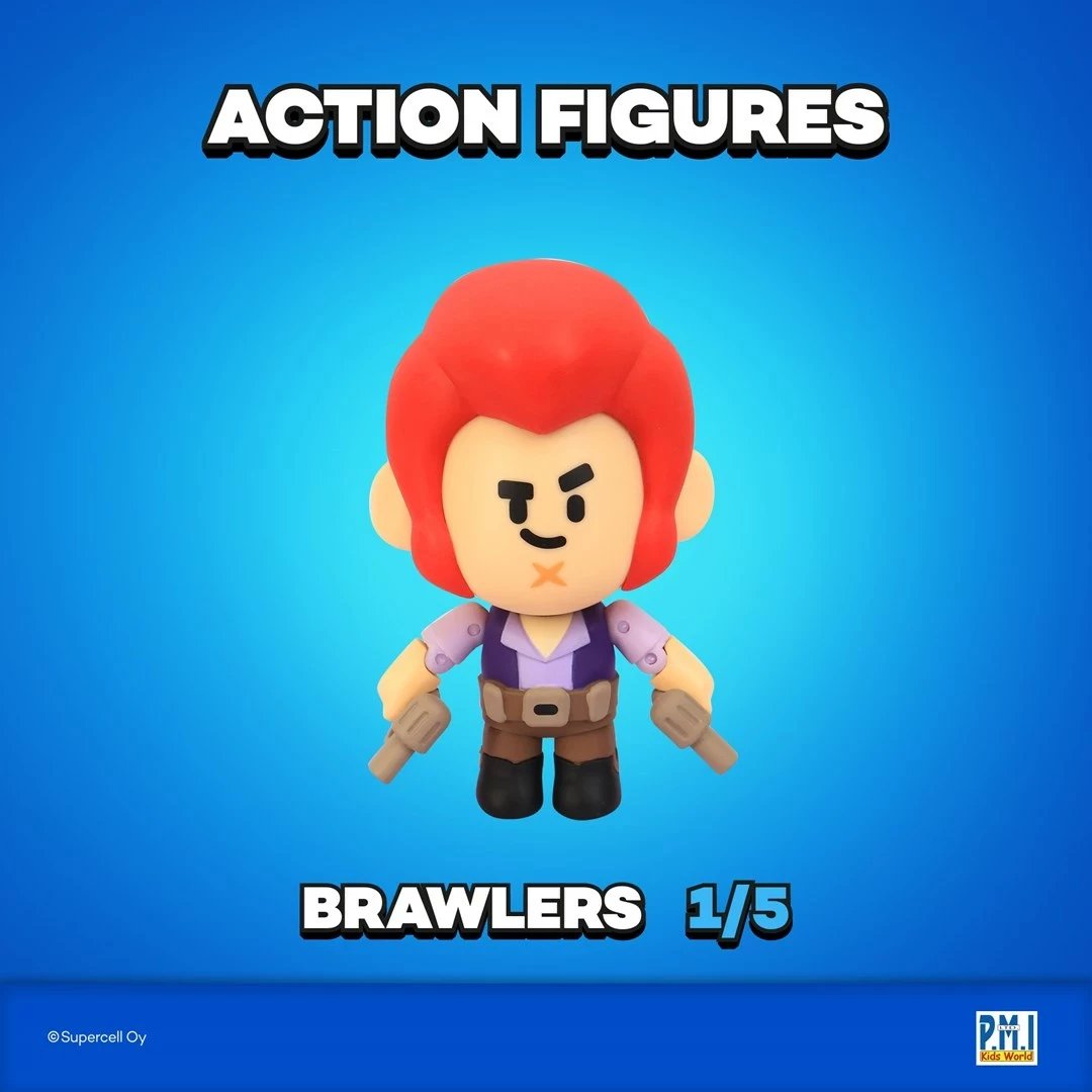 Figurë aksioni Brawl Stars S1, P.M.I. Kids World, Colt, 11cm