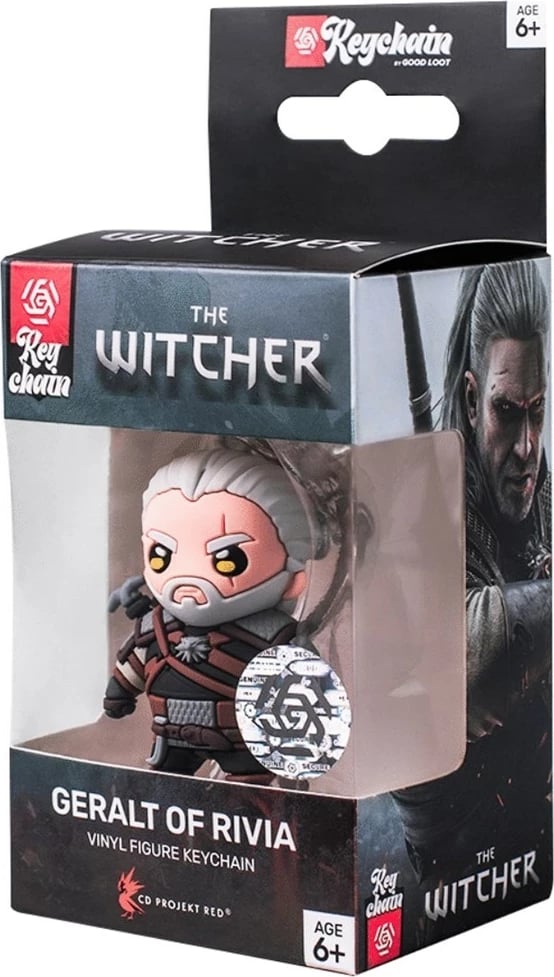 Keychain Cenega Publishing Geralt of Rivia, 3D, Vinyl