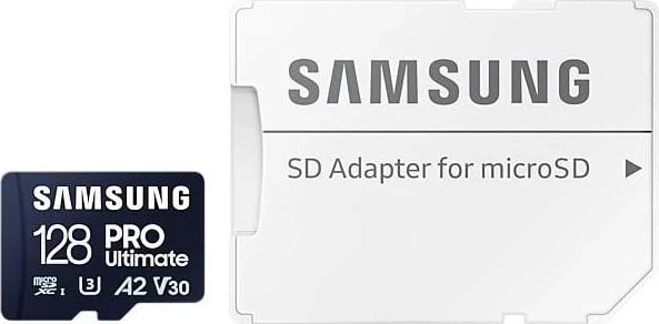 Kartë memorie microSDXC Samsung Ultimate, UHS-I U3, 128GB