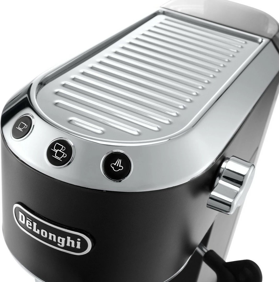 Makinë espresso De’Longhi Dedica Style EC 685.BK, 1.1 L, Coffee pod, Ground coffee, 1300 W, E zezë, Argjend