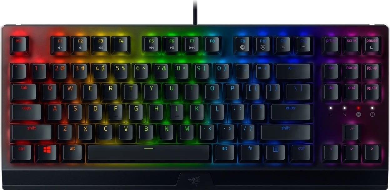 Tastierë Razer BlackWidow V3 Tenkeyless, RGB, e zezë 