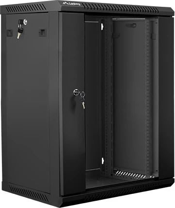 Kabinet për server Lanberg WF01-6415-10B, 19", i zi