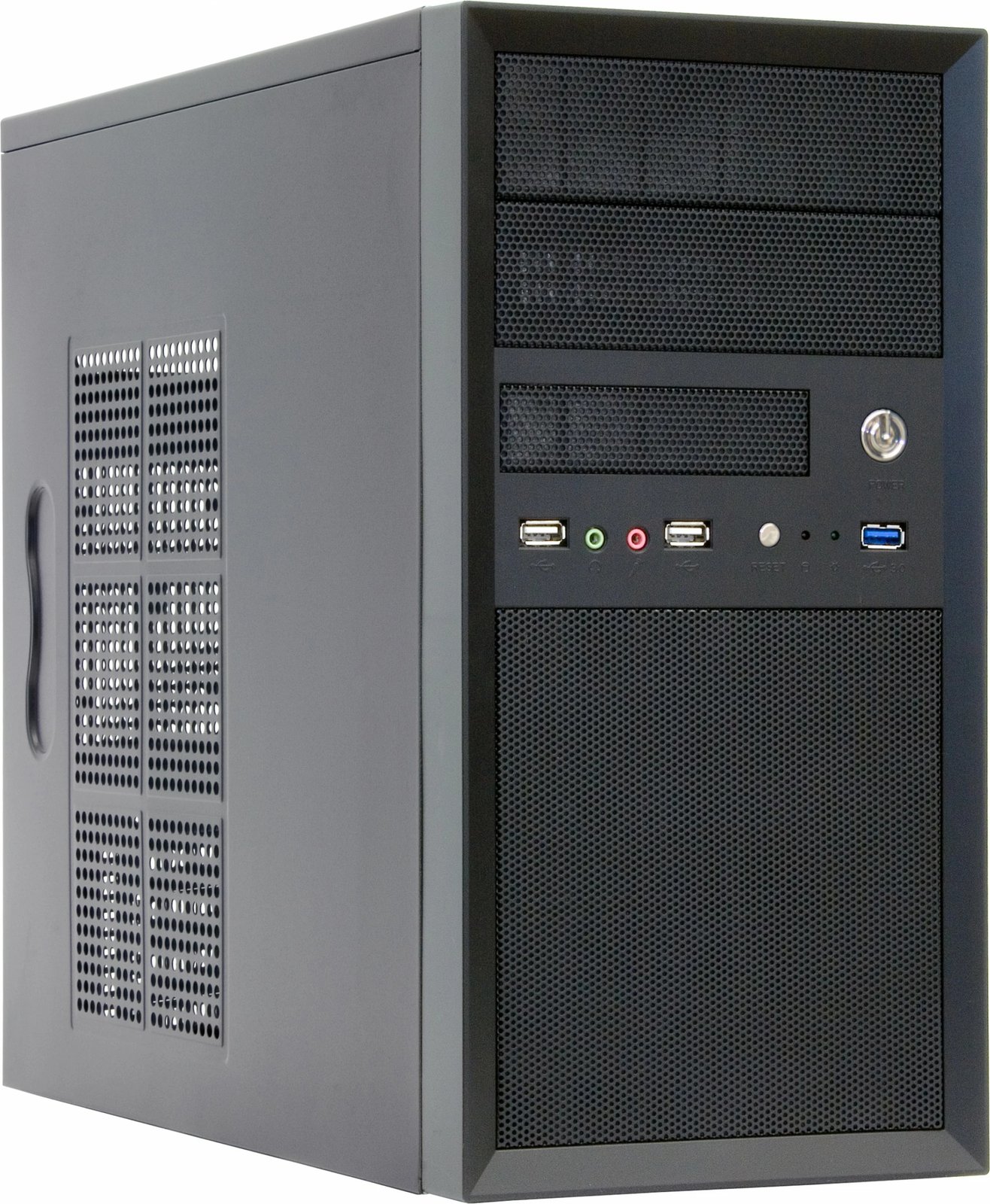 Kasë Chieftec CT-01B-OP, Mini Tower, micro ATX, e zezë