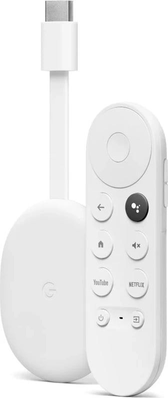 Chromecast Google me GoogleTV HDMI 4K Ultra HD Android Bardhë
