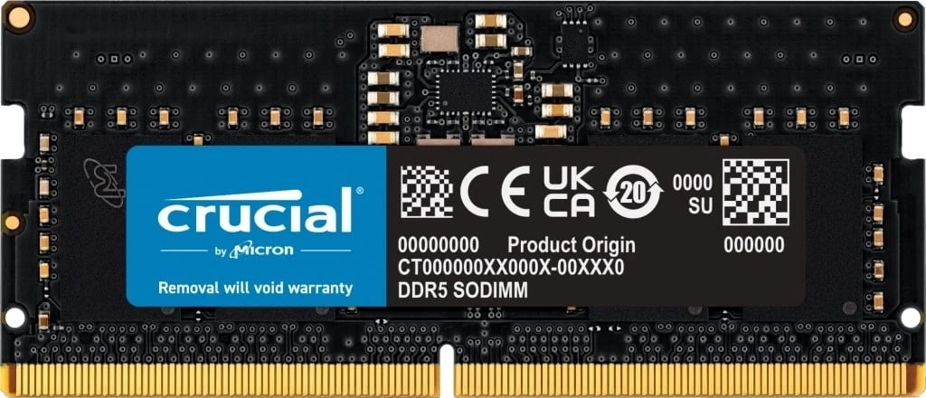 RAM memorie Crucial, 16GB RAM, 4800MHz, DDR5 