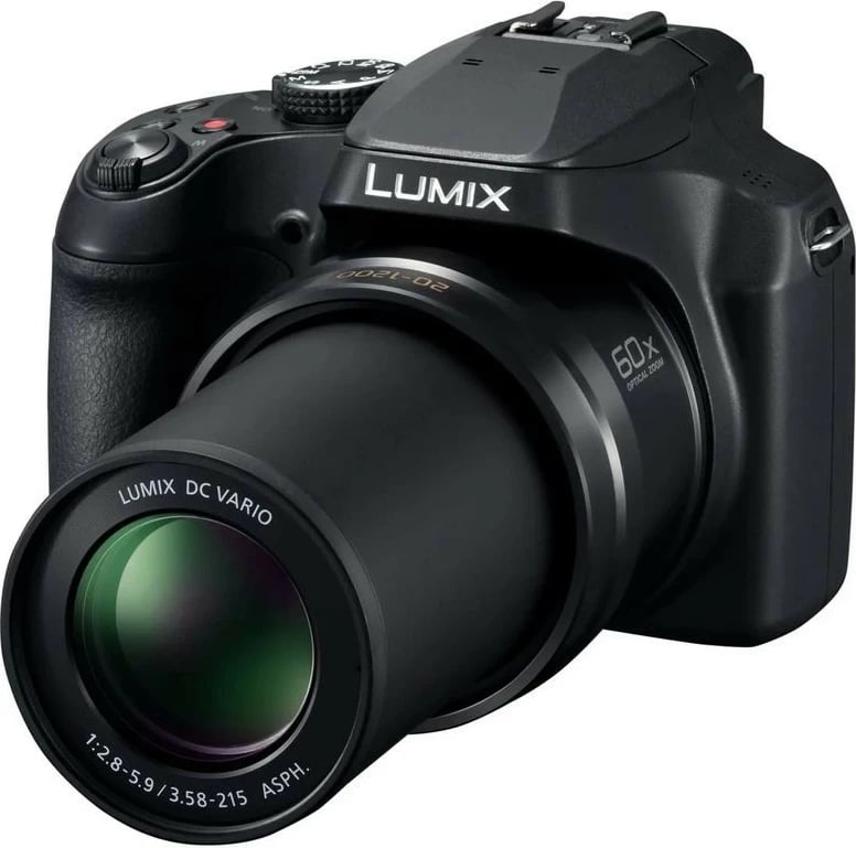 Kamerë Panasonic LUMIX DC-FZ82, 18 MP, Zoom optik 60x, 4K, WiFi, e zezë