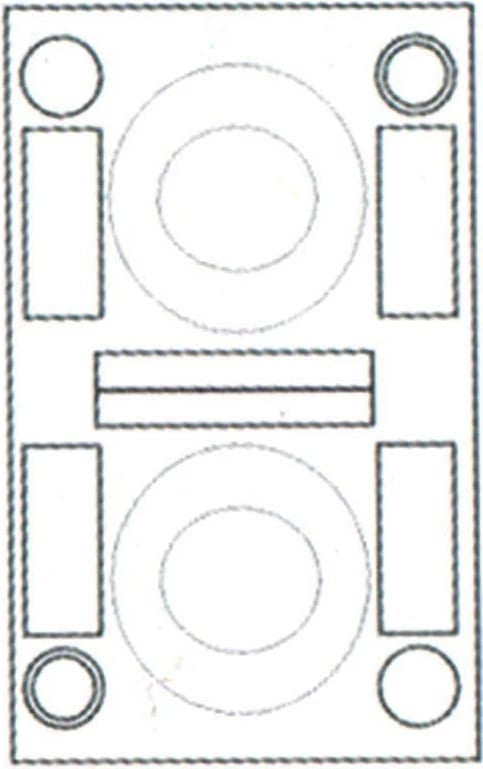 Etiketa vetëngjitëse NEXT 119mm 2/copë 100copë A4, të bardha