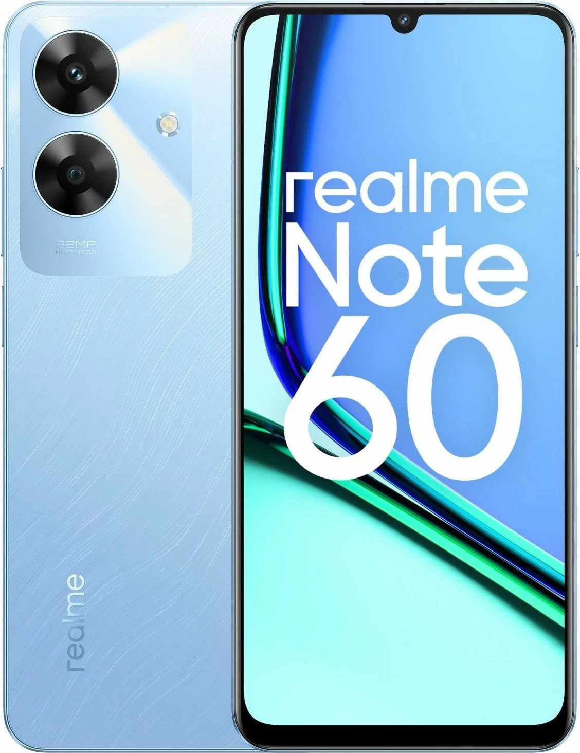 Celular Realme Note 60 6/128GB, blu