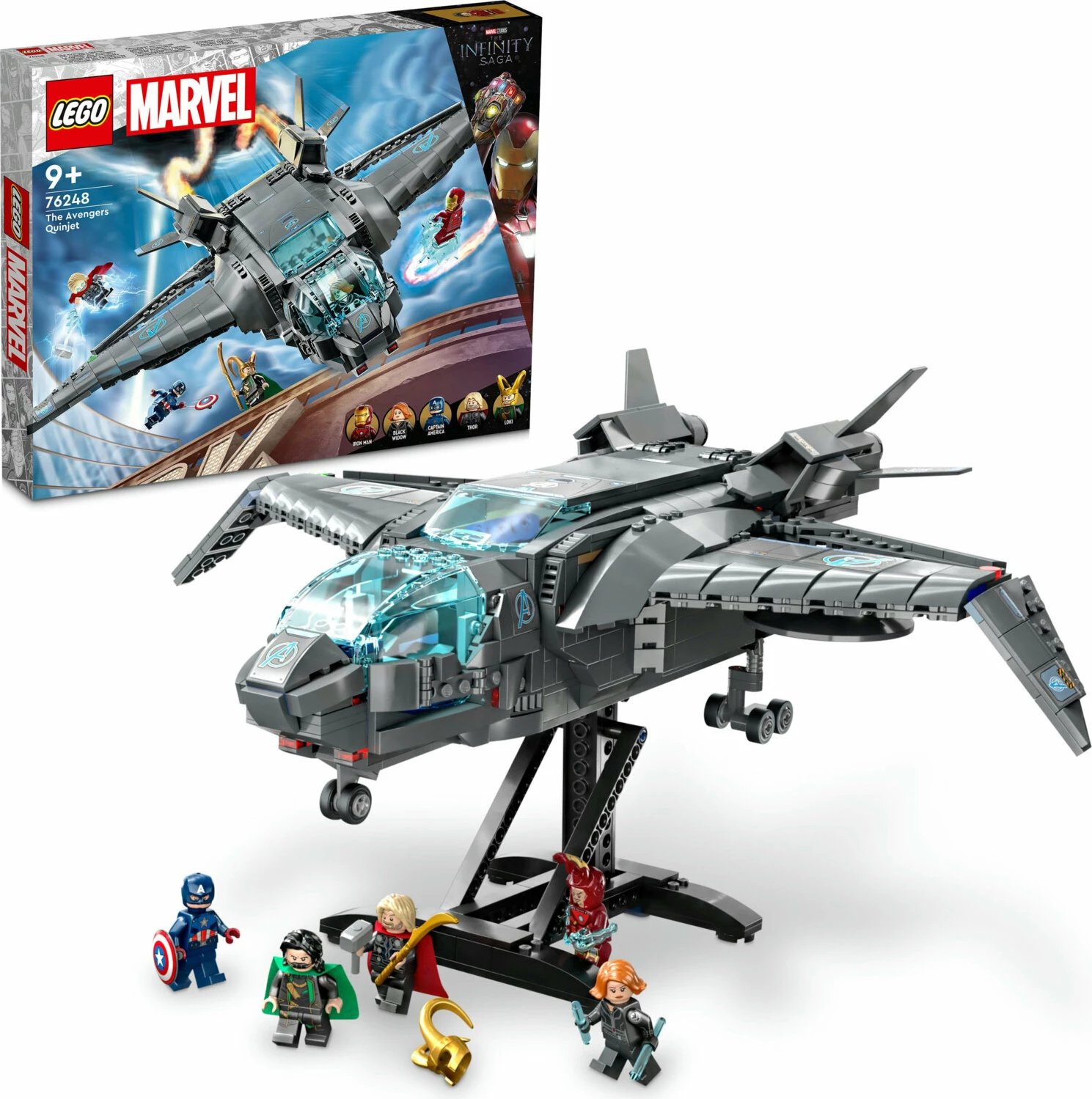 Lego Marvel Avengers Quinjet 76248, 795 pjesë