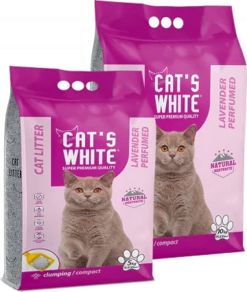 Zall - Shtroje higjienike per mace, bentonit Cat’s White