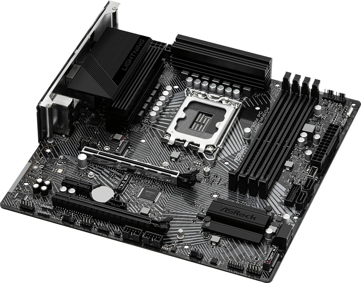 Pllakë amë Asrock Z790M PG Lightning/D4 Intel Z790,1700 micro ATX