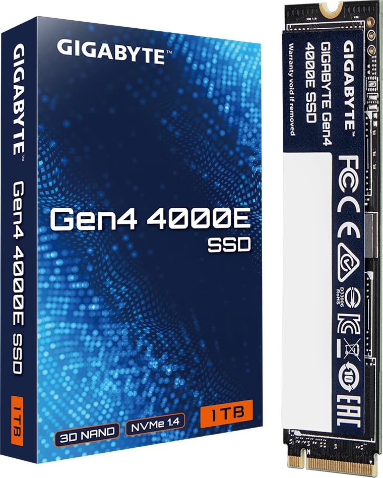 SSD GIGABYTE GEN4 4000S 1TB, M.2 PCI Express 4.0