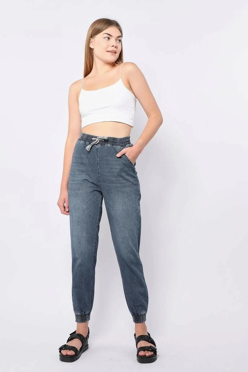 Pantallona sportive për femra Banny Jeans, blu