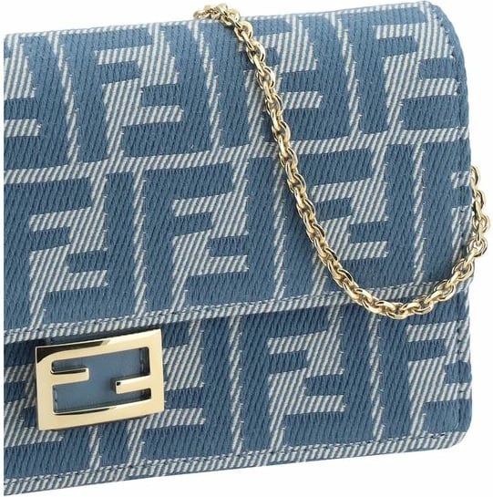 Çantë krahu Fendi, e kaltër