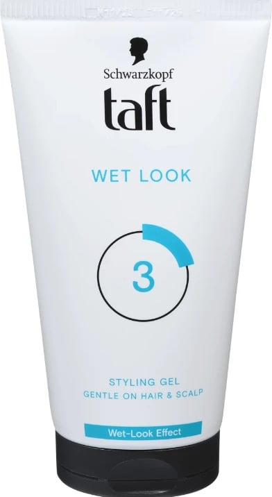 Xhel për flokë Taft Wet Look, 150 ml