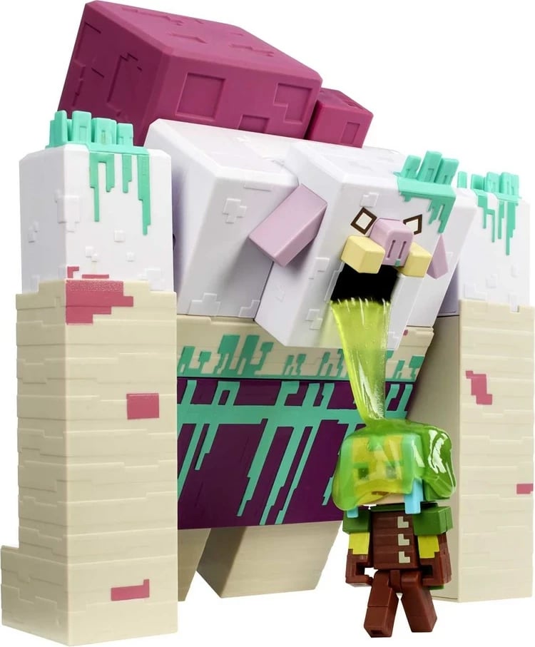 Set figurash Minecraft Legends Devastator, MATTEL, shumëngjyrësh