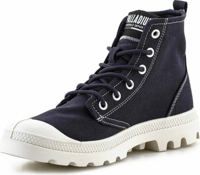 Këpucë Palladium Pampa Blanc për meshkuj dhe femra, blu marine