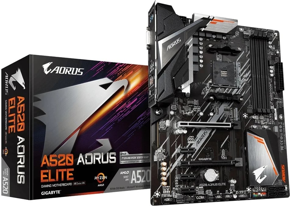 Pllakë amë Gigabyte A520 AORUS ELITE, AMD A520