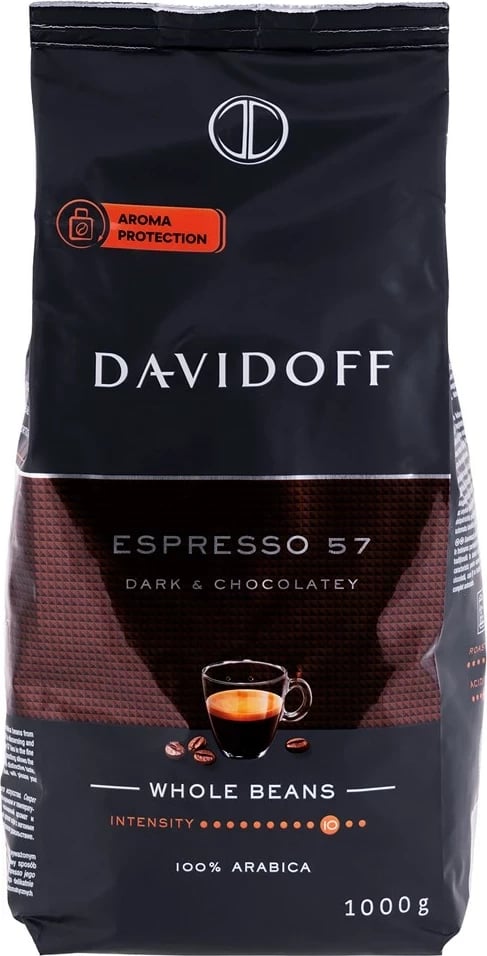 Kafe kokërr Davidoff Espresso 57, 1000g