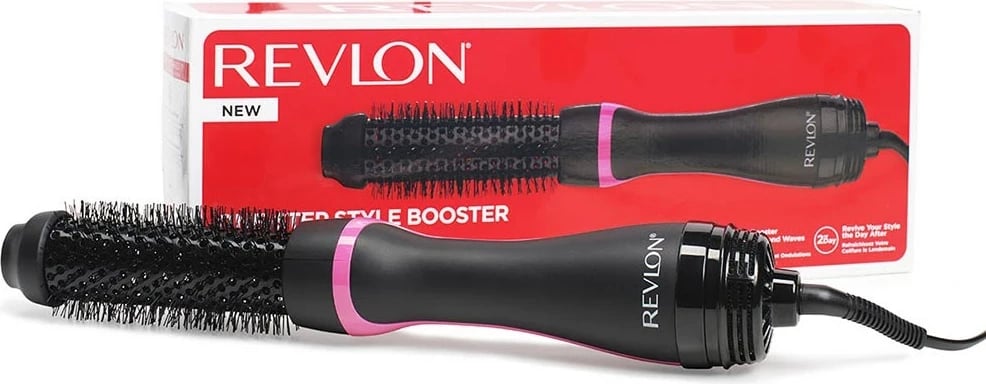 Brushë stilimi për flokë Revlon One-Step Style Booster, e zezë