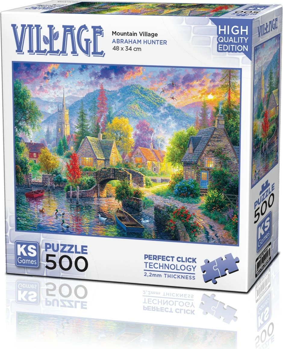 Puzzle KS Games Mountain Village 500 copë