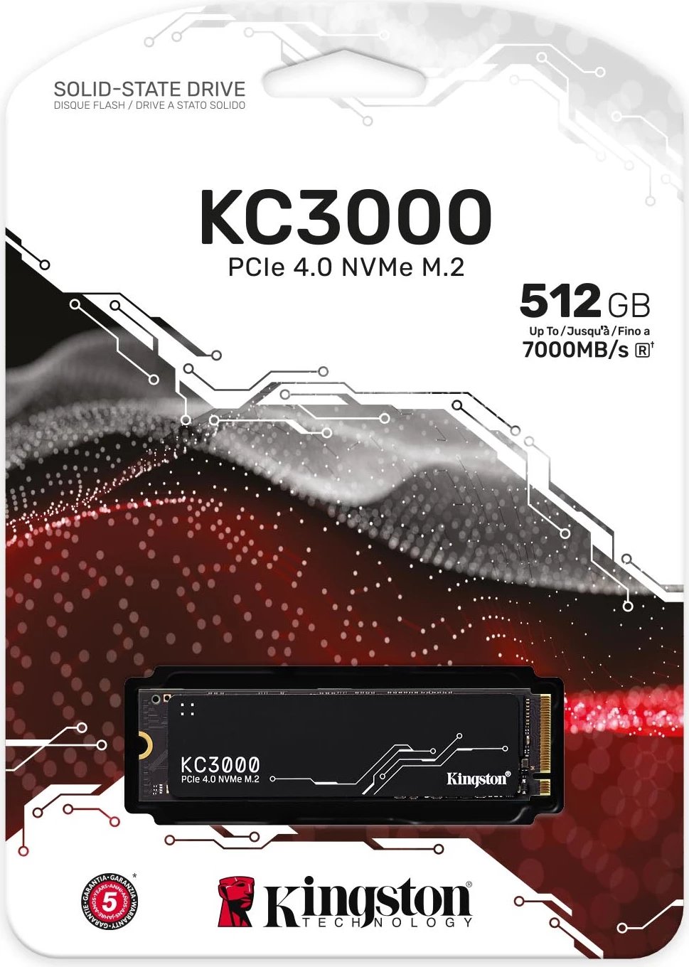 SSD Kingston KC3000 512G NVME M.2