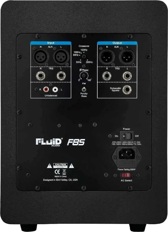 Subwoofer aktiv Fluid Audio F8S, i zi