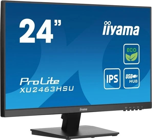 Monitor iiyama ProLite XU2463HSU-B1, LED IPS, Full HD, ngjyrë e zezë