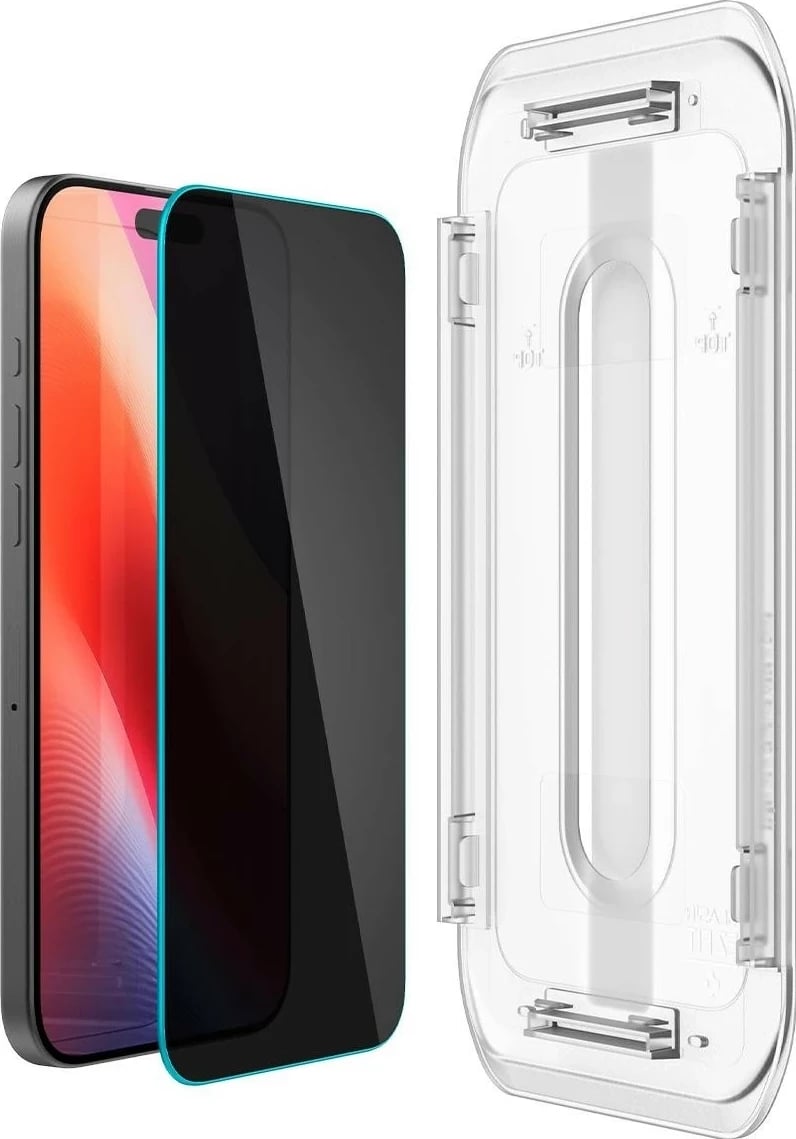 Xham privatësie Spigen GLAS.TR EZ FIT, Apple iPhone 16 Pro Max, 2-pak, ngjyrë e zezë