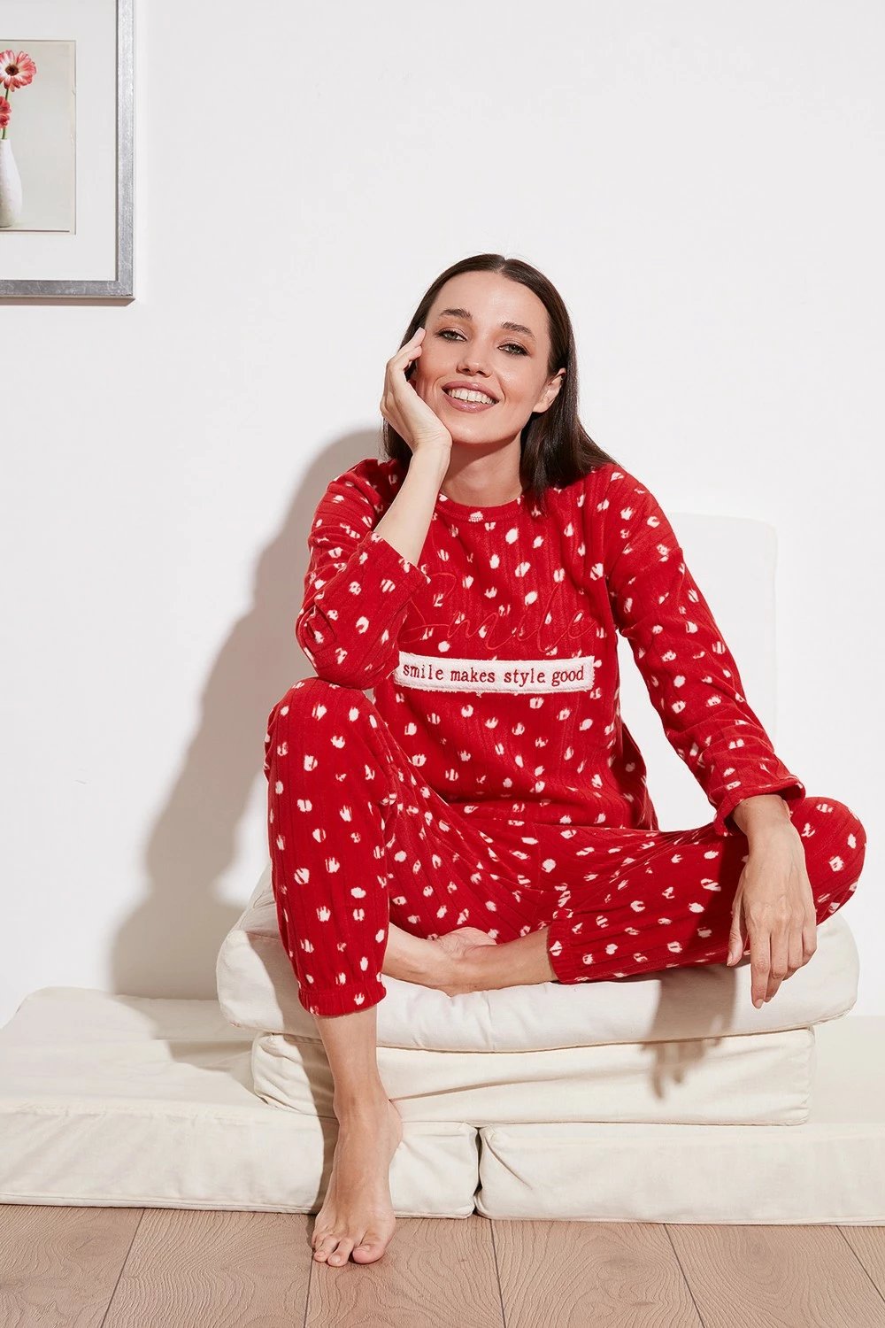 Pizhame për femra Lela, Polar Pajama Set