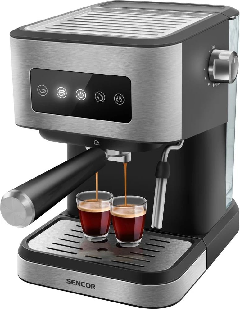 Aparat për kafe espresso Sencor SES 4020SS, i zi/argjend