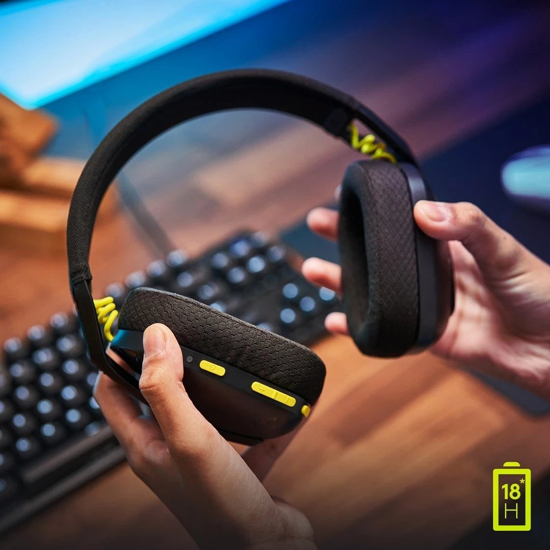 Kufje gaming wireless Logitech G G435 LIGHTSPEED, të zeza