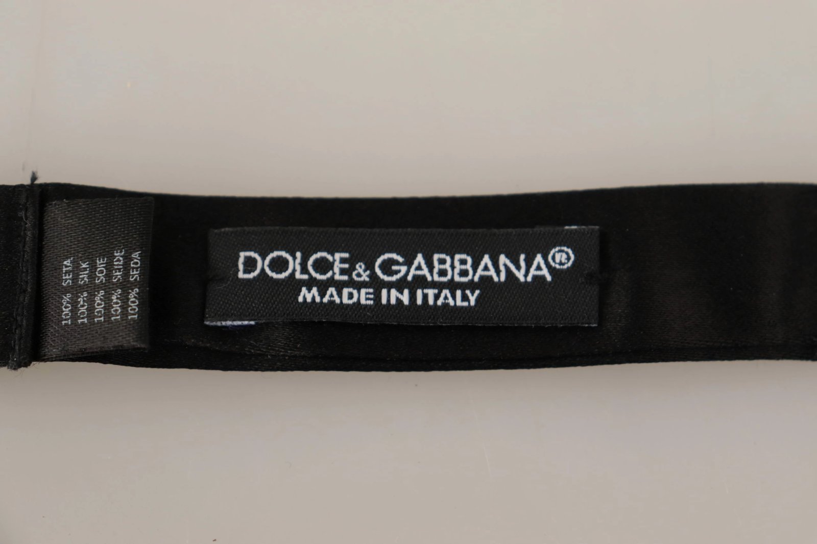 Fjongo për meshkuj Dolce & Gabbana, e zezë