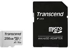 Kartë kujtese microSDXC Transcend, 256GB me adaptues