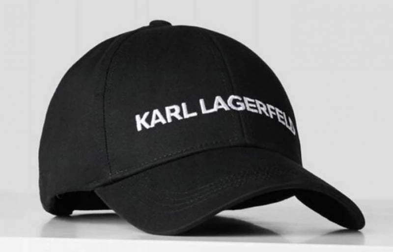 Kapelë baseball Karl Lagerfeld për të dyja gjinitë, e zezë